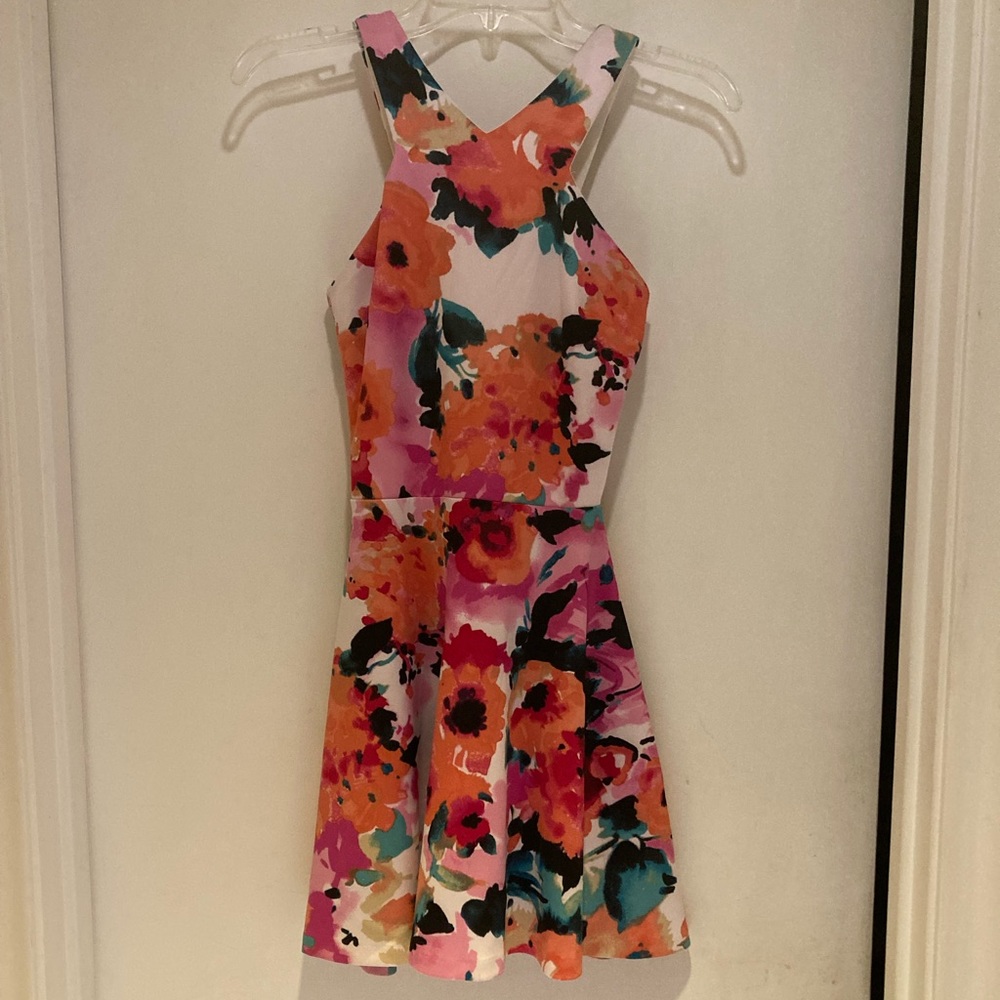 Aqua - floral dress